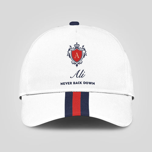 Never Back Down Stripped Cap ALI 13K1 C86PF