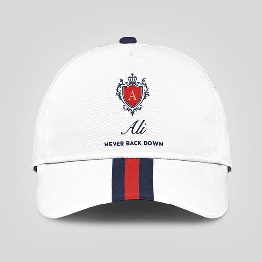 Never Back Down Stripped Cap ALI 13K1 C86PF