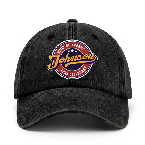Built Different Born Legendary Logo Washed Cap JOHNSON 13K1 C65PF