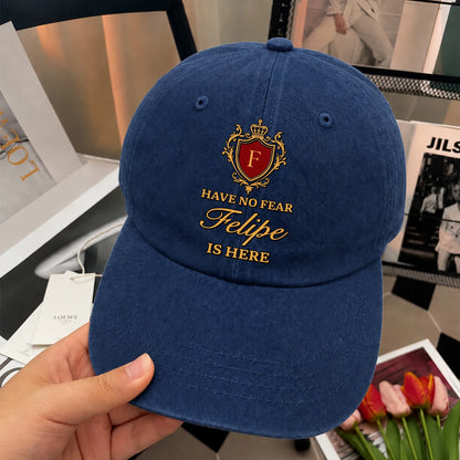 Have No Fear Your Name Is Here Luxury Washed Cap FELIPE 13K1 C114PF