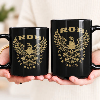 Guts Over Fear Eagle And Skull Mug ROB 13K1 MG28