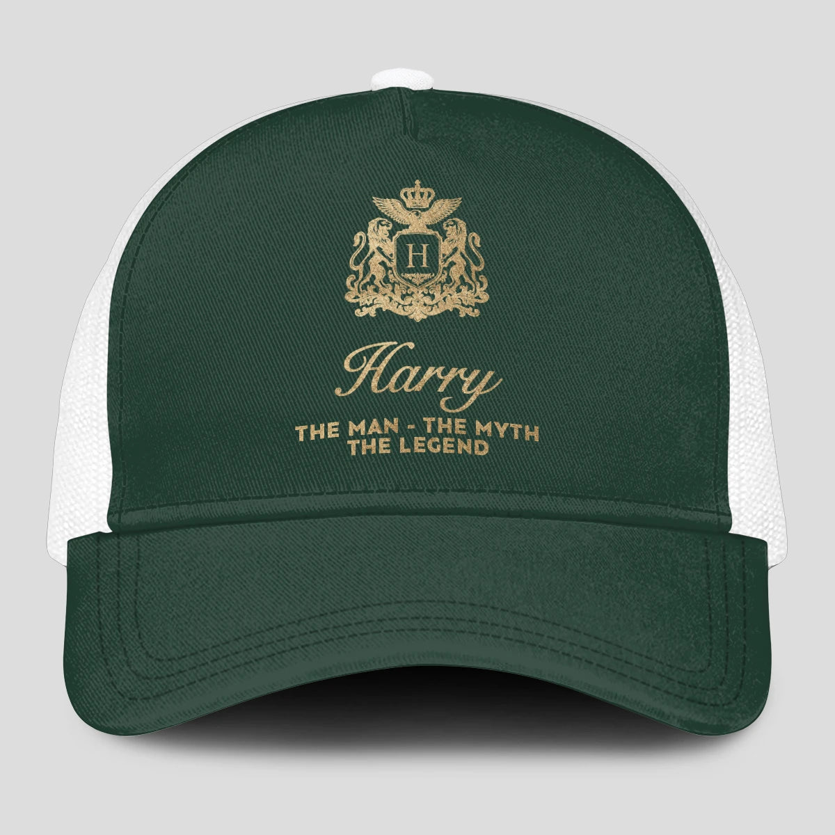 The Man The Myth The Legend Sage Green Mesh Cap HARRY 13K1 C192PF