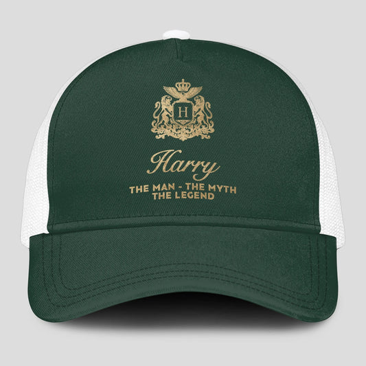 The Man The Myth The Legend Sage Green Mesh Cap HARRY 13K1 C192PF