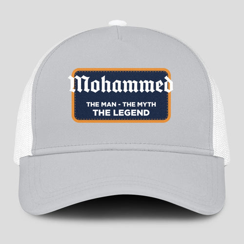 The Man The Myth The Legend Gray Mesh Cap MOHAMMED 13K1 C204PF