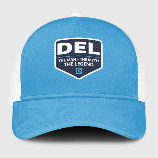 The Man The Myth The Legend Light Blue Mesh Cap DEL 13K1 C190PF
