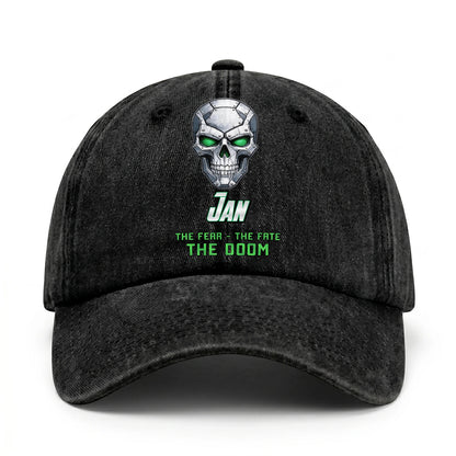 The Fear The Fate The Doom Skull Washed Cap JAN 13K1 C99PF