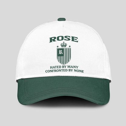 Hated By Many Confronted By None Luxury Logo Cap ROSE 13K1 C41PF