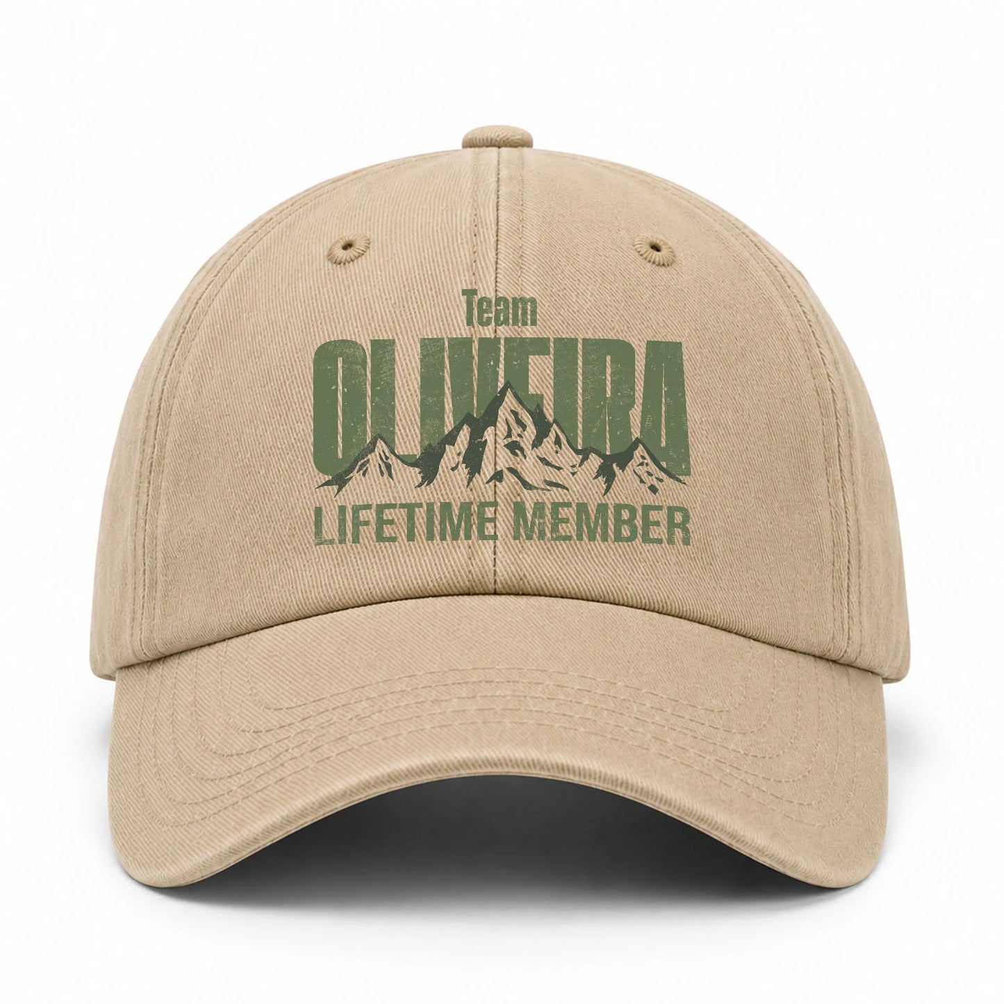 Team Your Name Lifetime Member Mountain Cap OLIVEIRA 13K1 C58PF