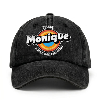 Team Your Name Lifetime Member Logo Cap MONIQUE 13K1 C66PF