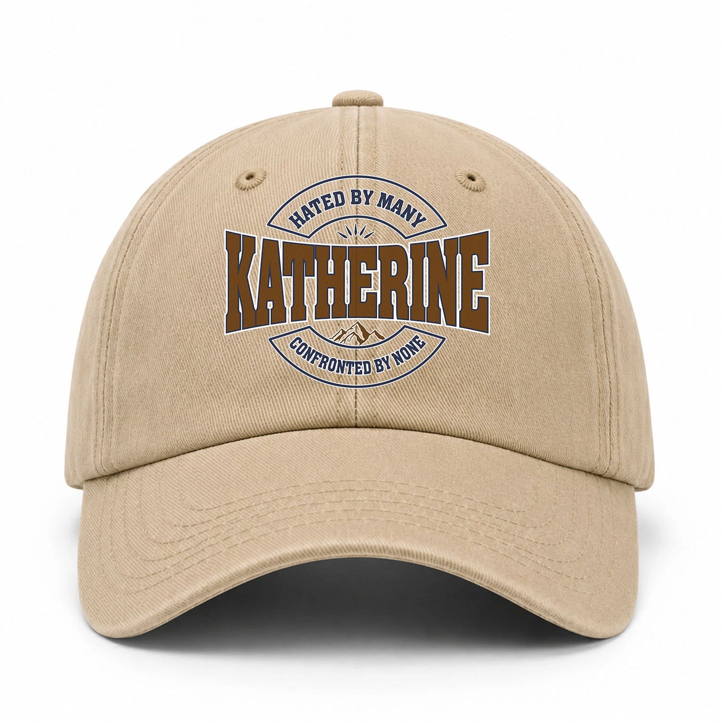 Hated By Many Confronted By None Washed Cap KATHERINE 13K1 C36PF