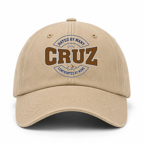 Hated By Many Confronted By None Washed Cap CRUZ 13K1 C36PF
