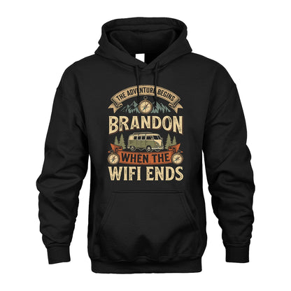 BRANDON 13K1-547 The Adventure Begins Name When The Wifi Ends