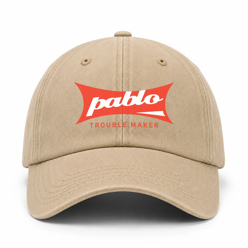 Trouble Maker Red Logo Washed Cap PABLO 13K1 C78PF