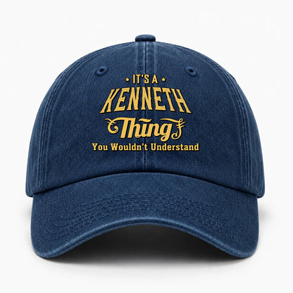 It's A Your Name Thing You Wouldn't Understand Washed Cap KENNETH 13K1 C216PF