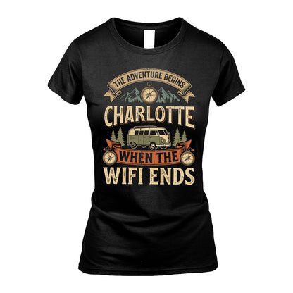 CHARLOTTE 13K1-547 The Adventure Begins Name When The Wifi Ends