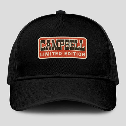 Limited Edition Red Logo Black Mesh Cap CAMPBELL 13K1 C215PF