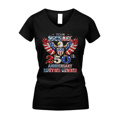 MICHAEL 13K1-523 Personalized "Team...Lifetime Member" America 250 Design
