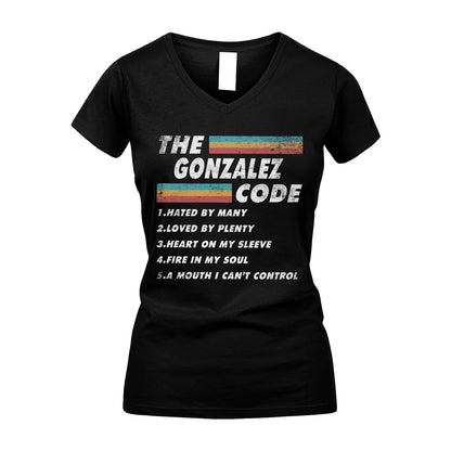 GONZALEZ 13K1-561 The Name Code Vintage Graphic