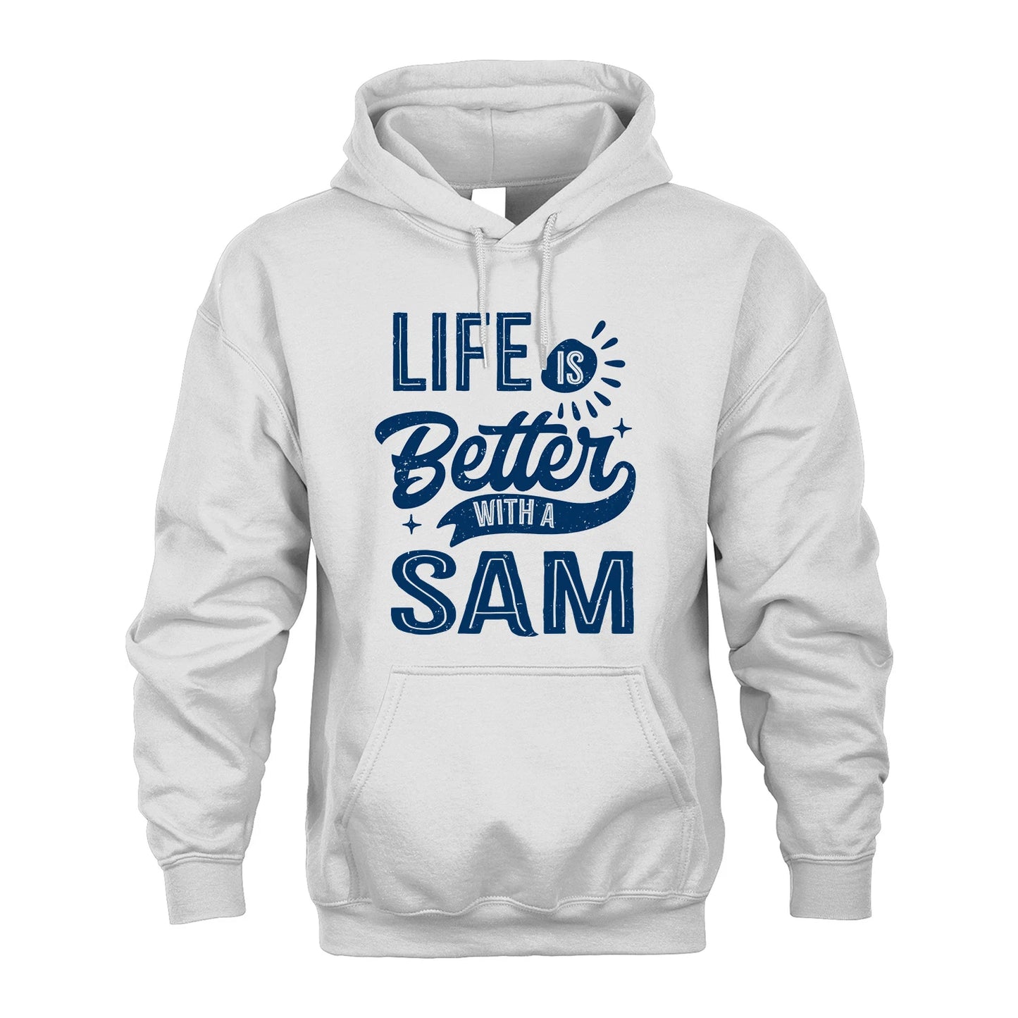 SAM 13K1-116 Personalized Name Quote T-Shirt Life Is Better With Unisex Gift