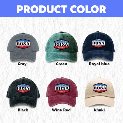 Keep Calm & Let Your Name Handle It Washed Cap ROSA 13K1 C87PF