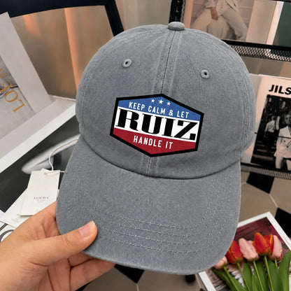 Keep Calm & Let Your Name Handle It Washed Cap RUIZ 13K1 C87PF