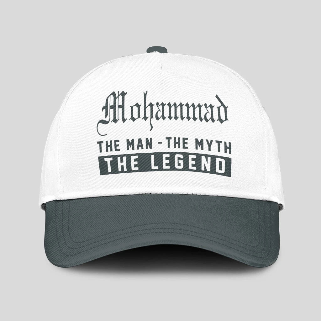 The Man The Myth The Legend Luxury Cap MOHAMMAD 13K1 C39PF
