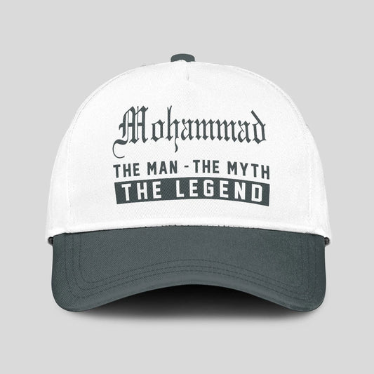 The Man The Myth The Legend Luxury Cap MOHAMMAD 13K1 C39PF