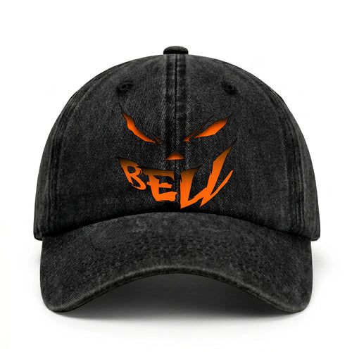 Your Name Jack O' Lantern Halloween Washed Cap BELL 13K1 C100PF