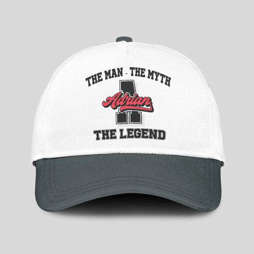 The Man The Myth The Legend Custom Initial Letter And Name Cap ADRIAN 13K1 C38PF