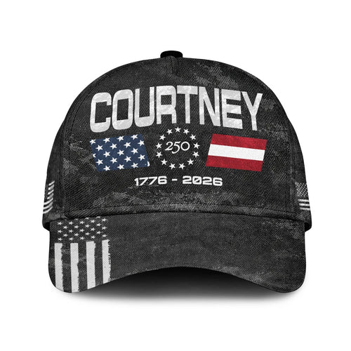 COURTNEY 13K1-C13PF 250th Anniversary Patriotic Baseball Cap 1776–2026