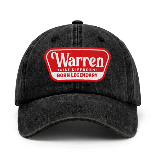 Built Different Born Legendary Red Logo Washed Cap WARREN 13K1 C63PF