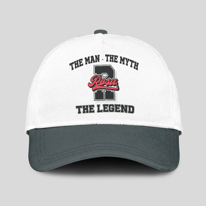 The Man The Myth The Legend Custom Initial Letter And Name Cap ROSA 13K1 C38PF