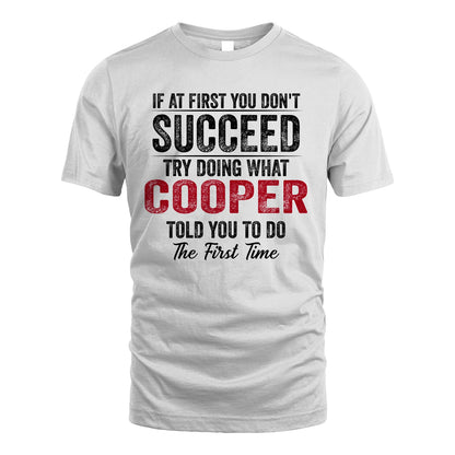 COOPER 13K1-357 If At First You Don't Succeed...