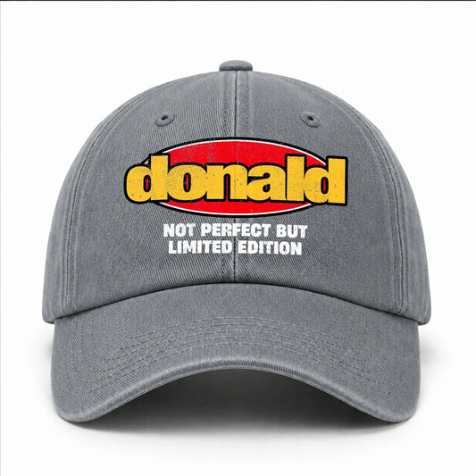 Your Name Not Perfect But Limited Edition Red Logo Washed Cap DONALD 13K1 C84PF