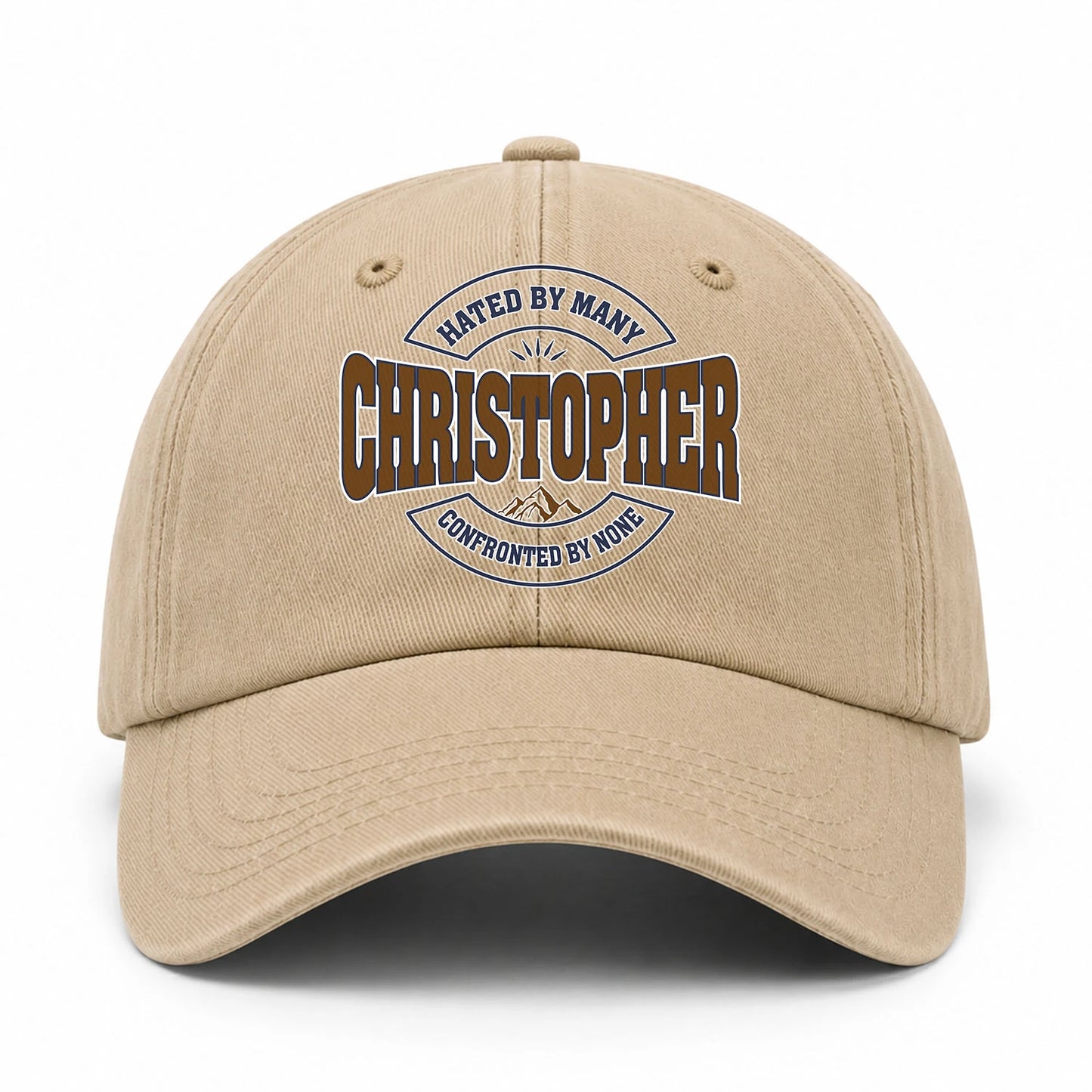 Hated By Many Confronted By None Washed Cap CHRISTOPHER 13K1 C36PF
