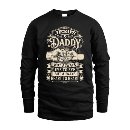 JESUS 13K1-543 Daddy Not Always Eye to Eye But Always Heart to Heart