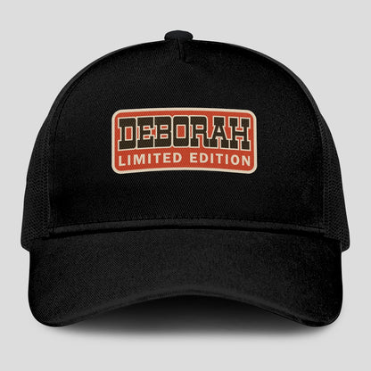 Limited Edition Red Logo Black Mesh Cap DEBORAH 13K1 C215PF