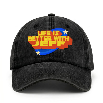 Built Different Born Legendary Red Logo Washed Cap JEFF 13K1 C63PF