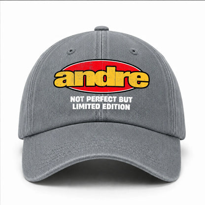 Your Name Not Perfect But Limited Edition Red Logo Washed Cap ANDRE 13K1 C84PF