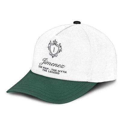 The Man The Myth The Legend Beautiful Green And White Cap JIMENEZ 13K1 C171PF