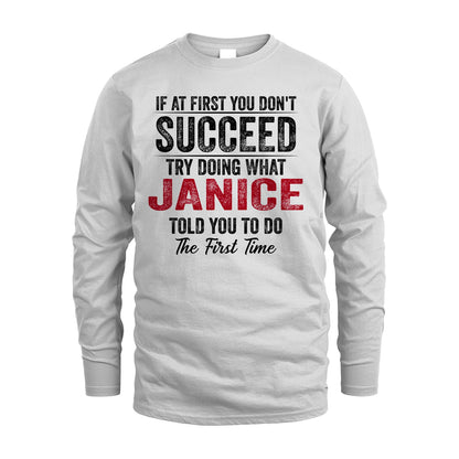 JANICE 13K1-357 If At First You Don't Succeed...
