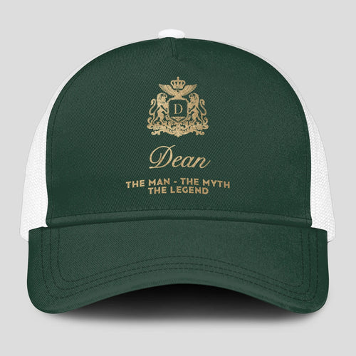 The Man The Myth The Legend Sage Green Mesh Cap DEAN 13K1 C192PF