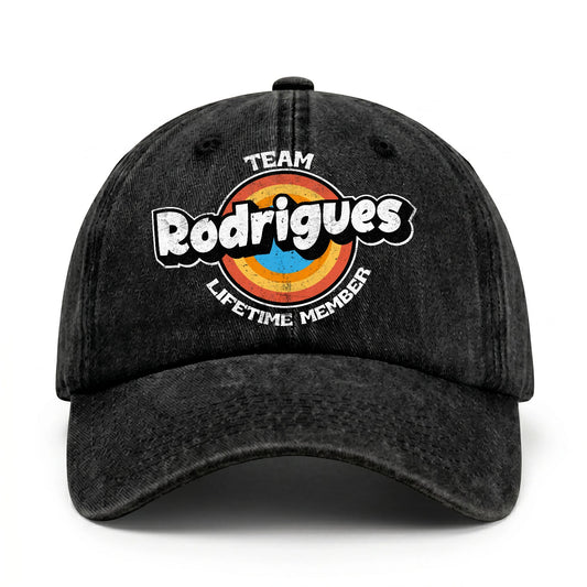 Team Your Name Lifetime Member Logo Cap RODRIGUES 13K1 C66PF