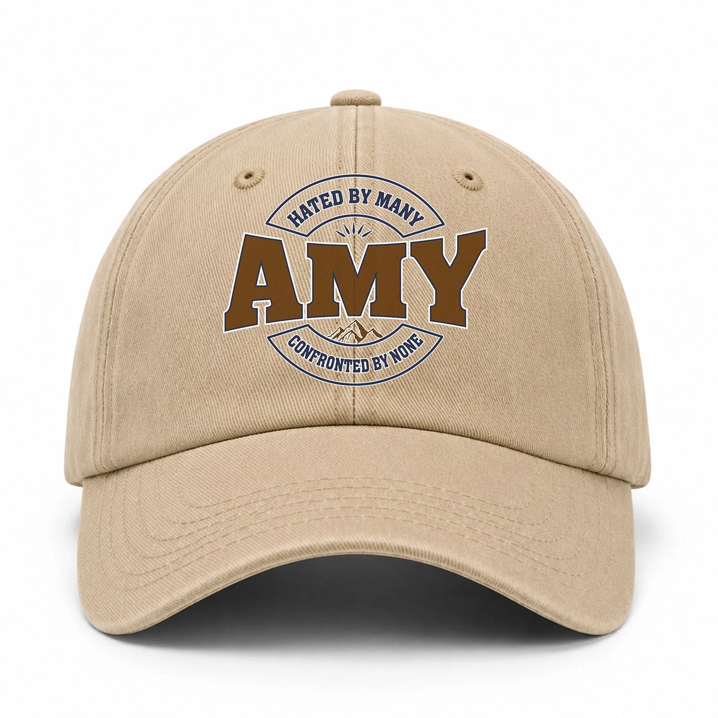 Hated By Many Confronted By None Washed Cap AMY 13K1 C36PF