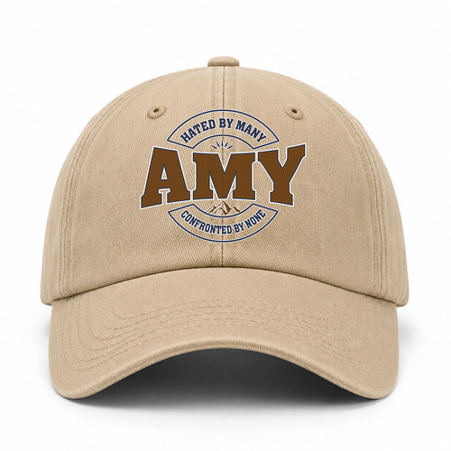 Hated By Many Confronted By None Washed Cap AMY 13K1 C36PF