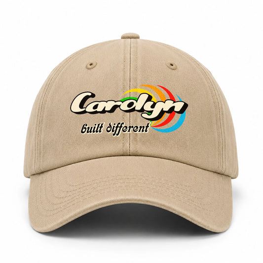 Your Name Built Different Retro Washed Cap CAROLYN 13K1 C55PF