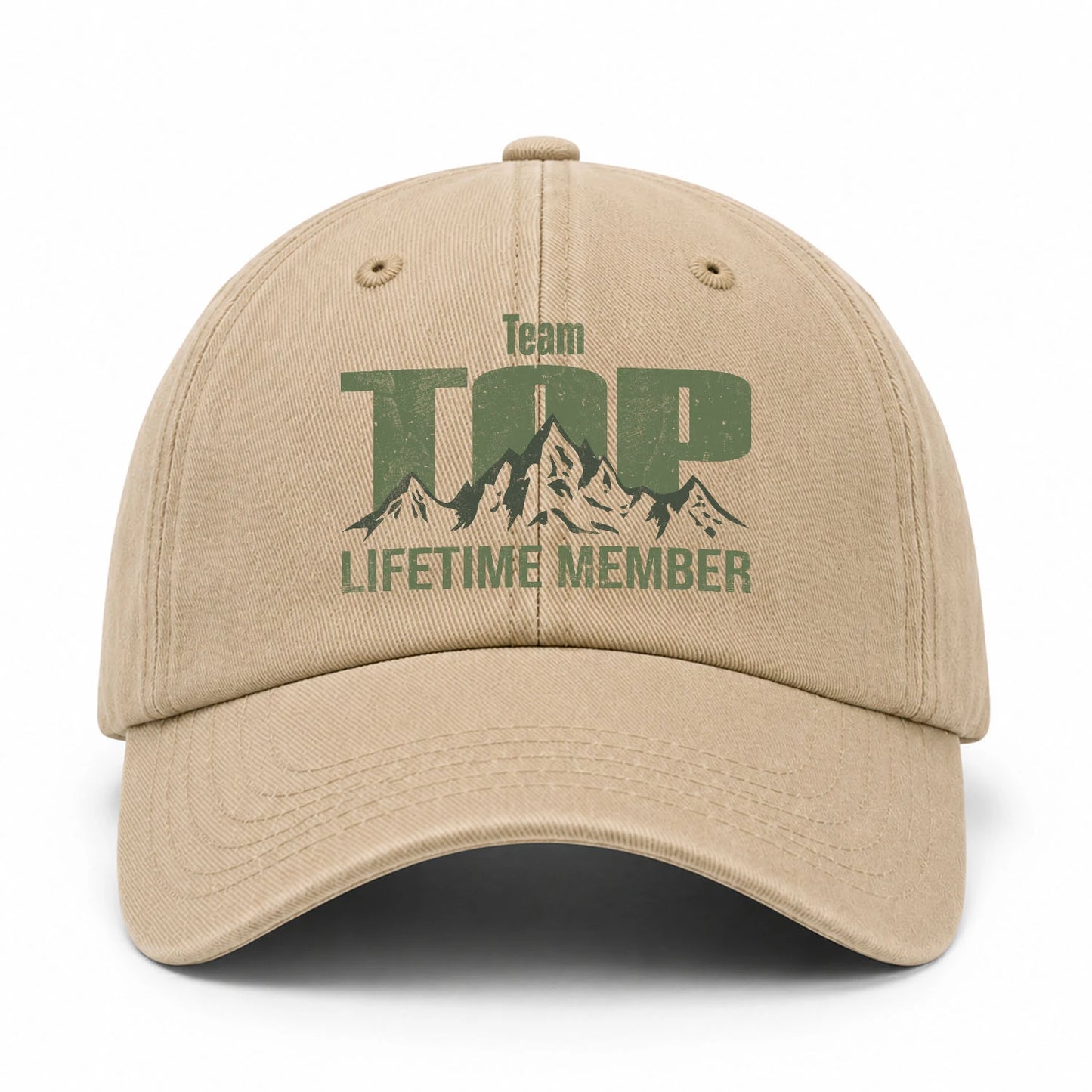 Team Your Name Lifetime Member Mountain Cap TOP 13K1 C58PF