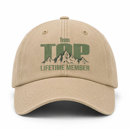 Team Your Name Lifetime Member Mountain Cap TOP 13K1 C58PF