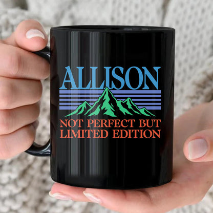 Not Perfect But Limited Eidition Retro Mountain Mug ALLISON 13K1 MG29