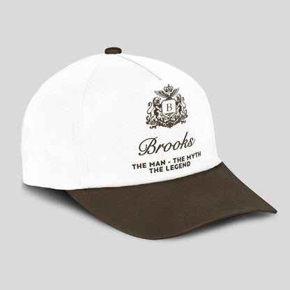 The Man The Myth The Legend Brown Cap BROOKS 13K1 C47PF